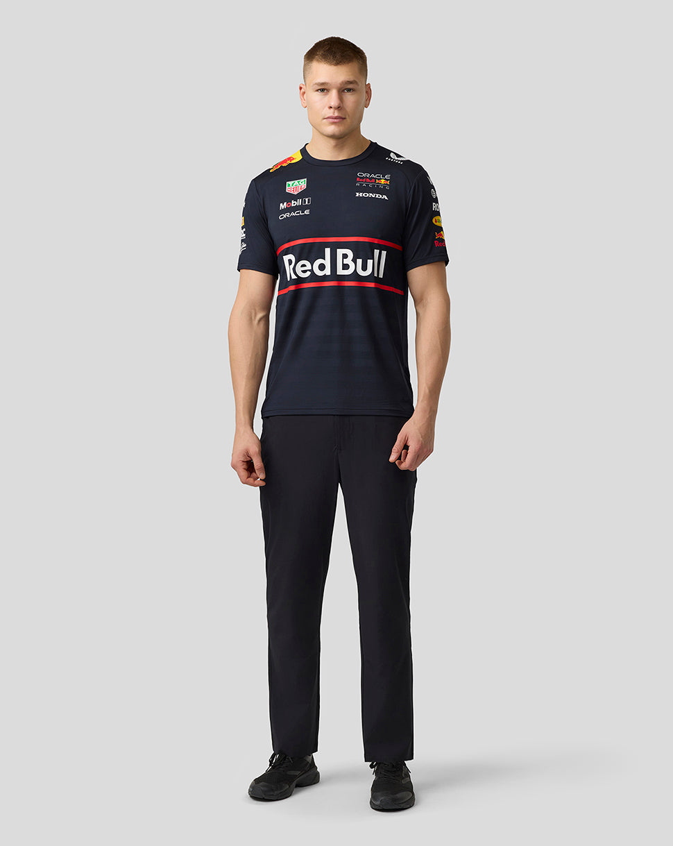 Oracle Red Bull Racing Mens Teamline Set Up T-Shirt - Night Sky - Night Sky