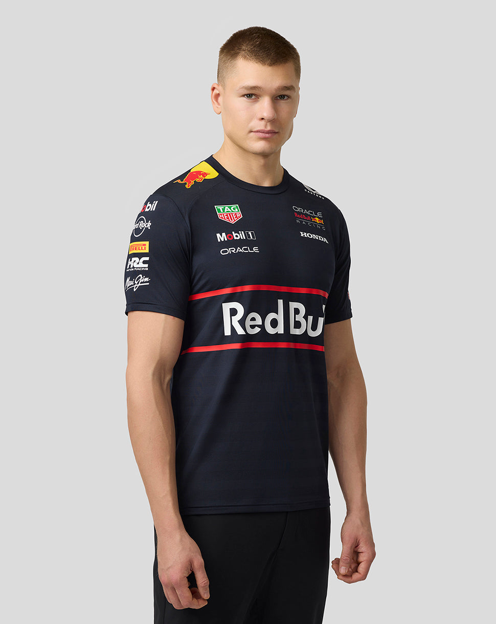 Oracle Red Bull Racing Mens Teamline Set Up T-Shirt - Night Sky - Night Sky