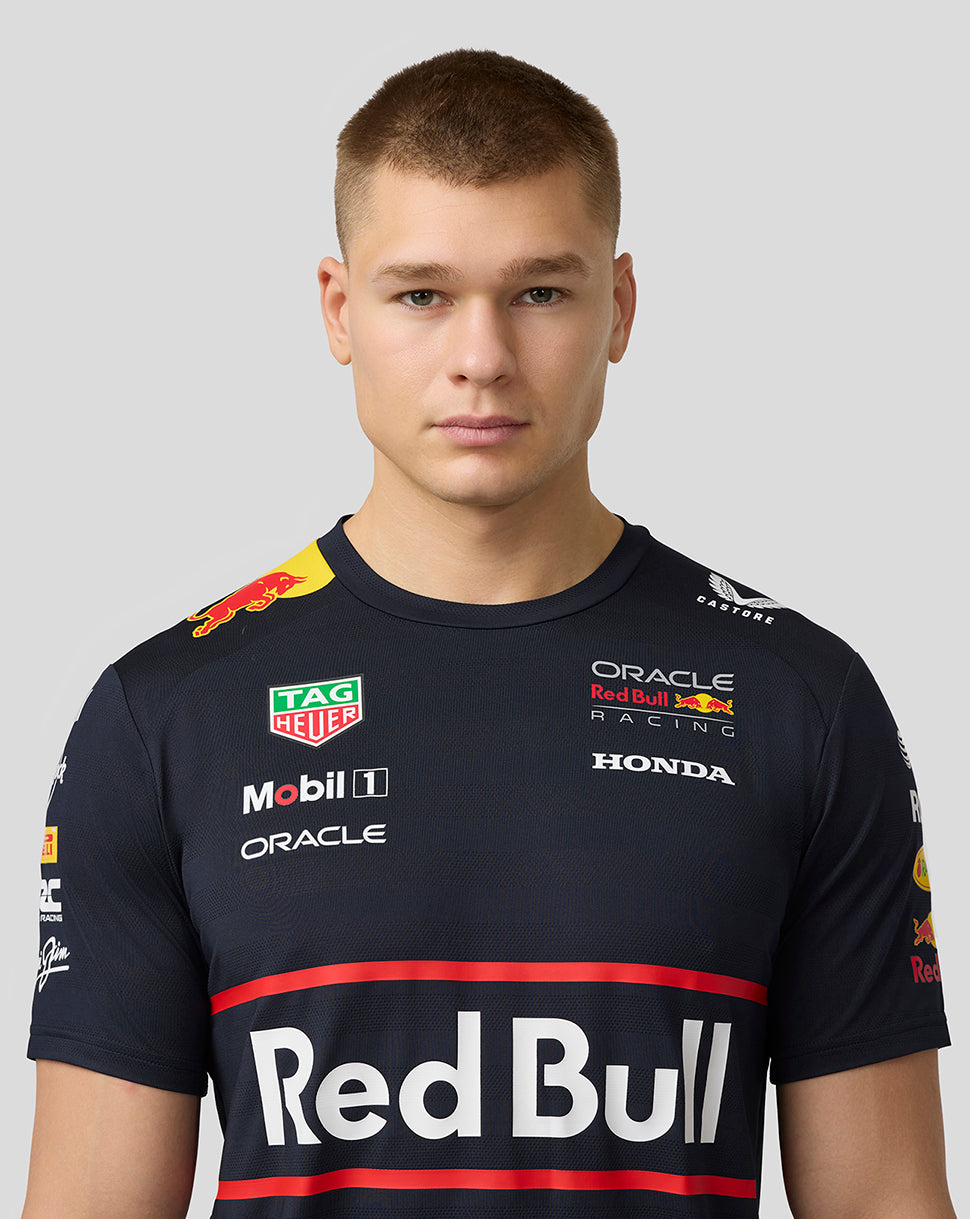 Oracle Red Bull Racing Mens Teamline Set Up T-Shirt - Night Sky - Night Sky