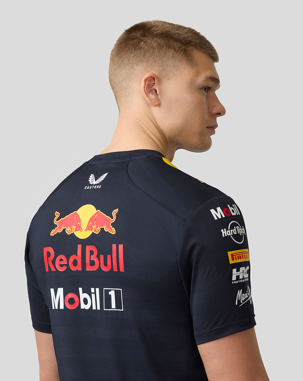 Oracle Red Bull Racing Mens Teamline Set Up T-Shirt - Night Sky - Night Sky