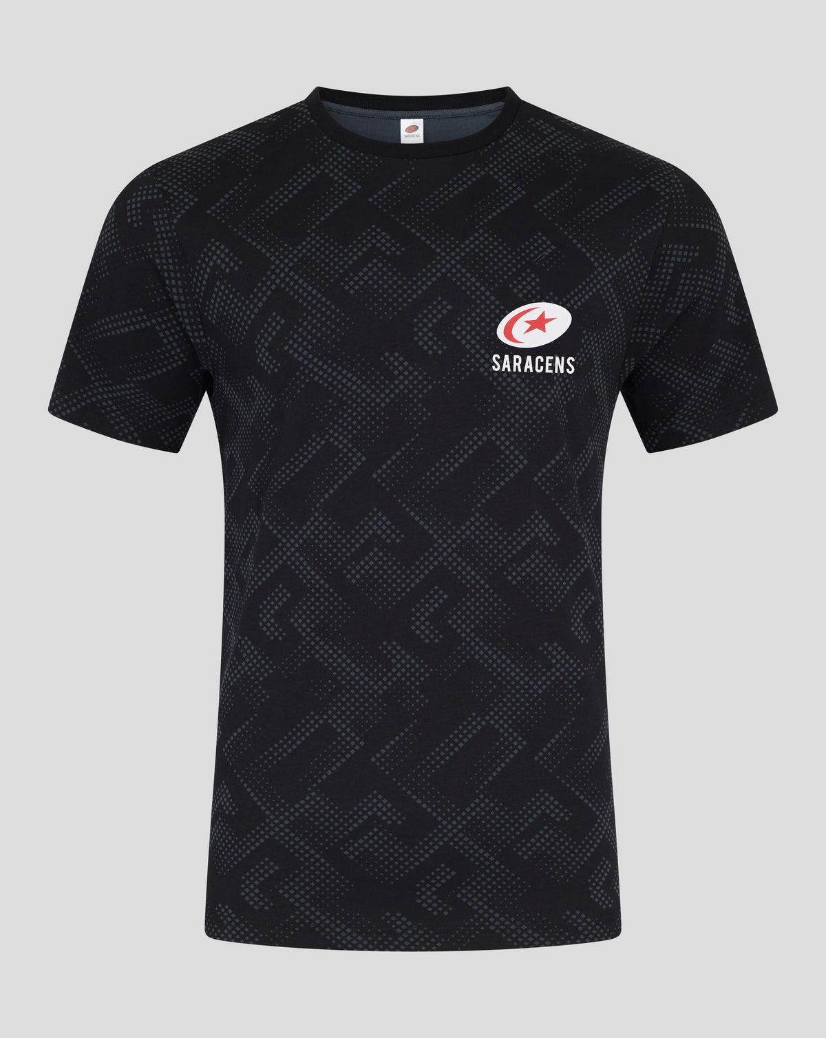 Saracens Men's Short PJ Set - Black