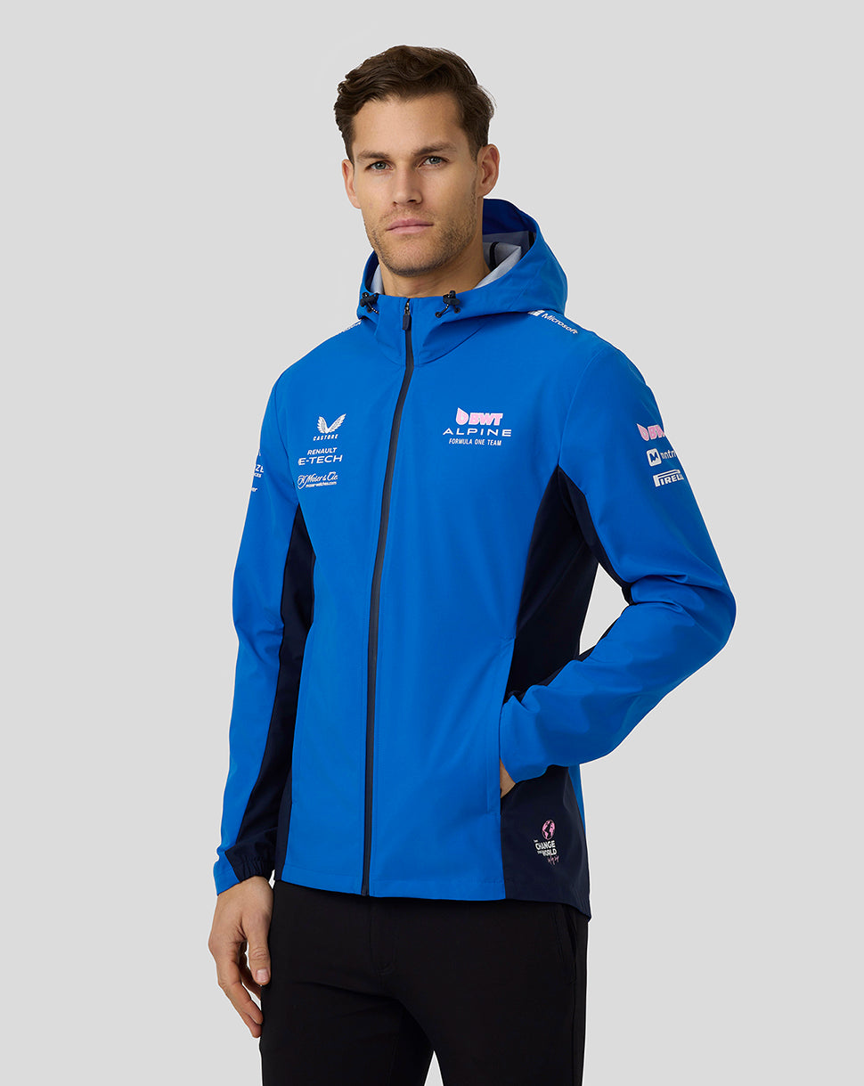 Bwt Alpine Formula One Team’s Official Water Resistant Jacket - Lapis Blue - Lapis Blue