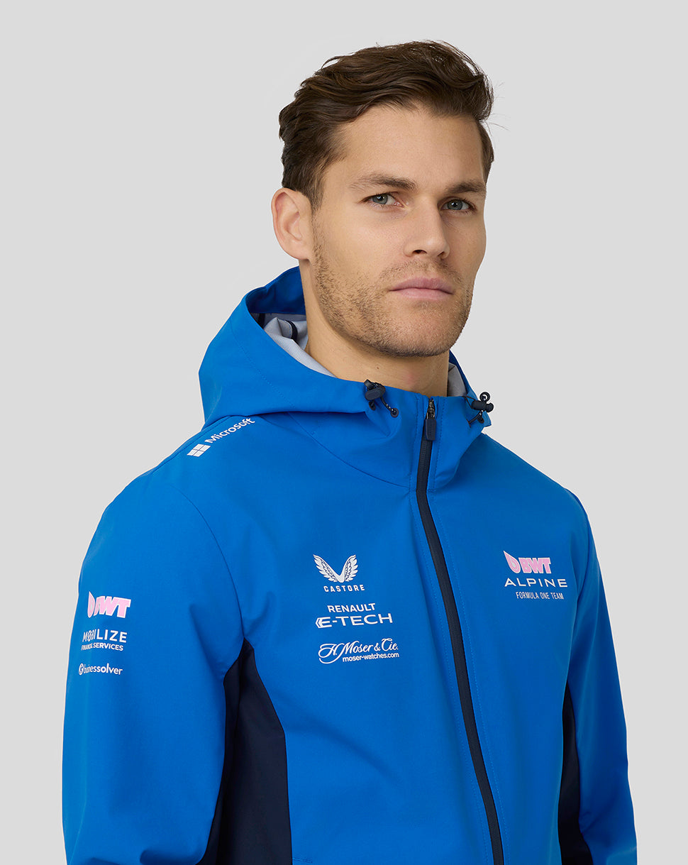 Bwt Alpine Formula One Team’s Official Water Resistant Jacket - Lapis Blue - Lapis Blue