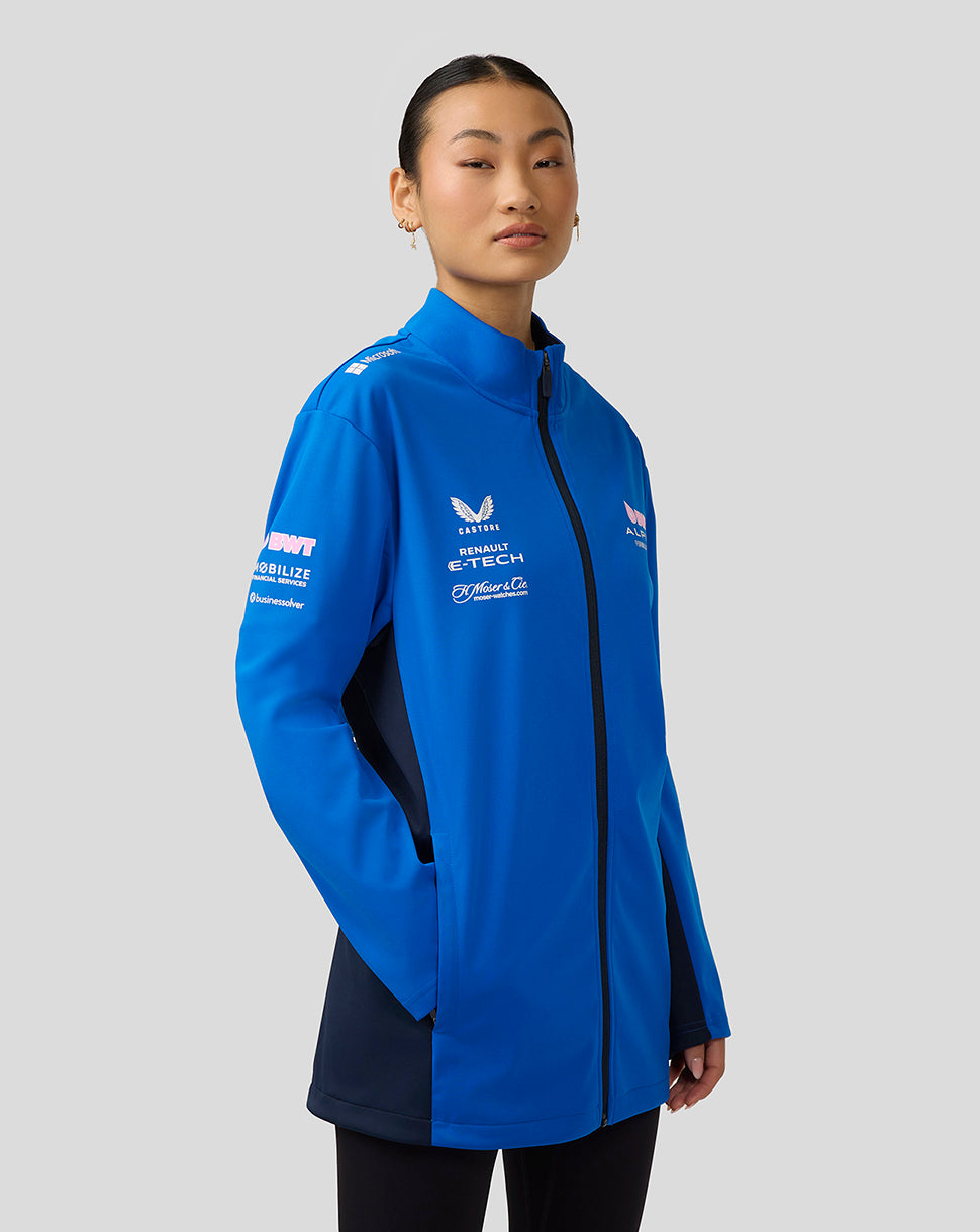 Bwt Alpine Formula One Team’s Official Unisex Soft Shell Jacket - Lapis Blue - Lapis Blue