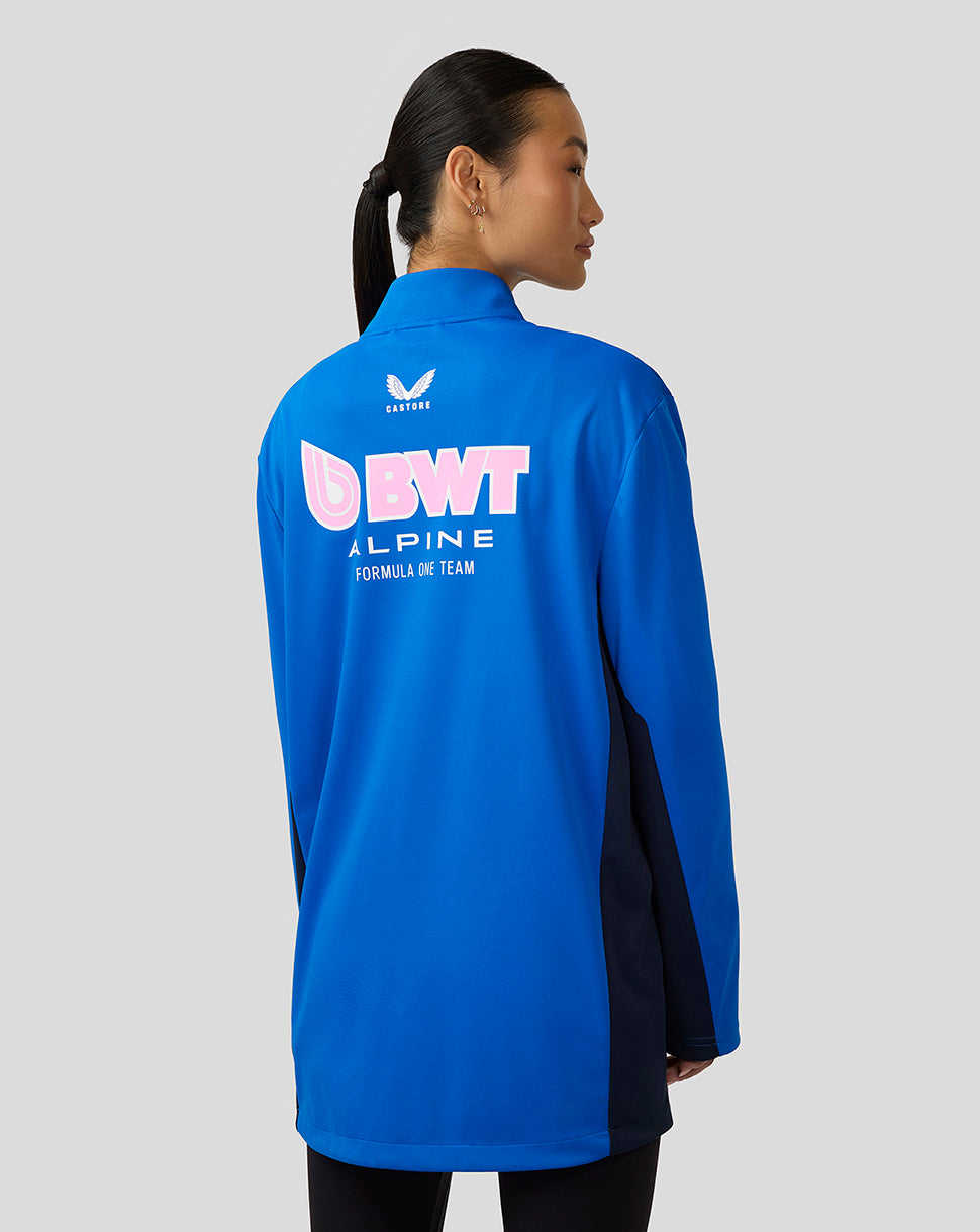 Bwt Alpine Formula One Team’s Official Unisex Soft Shell Jacket - Lapis Blue - Lapis Blue