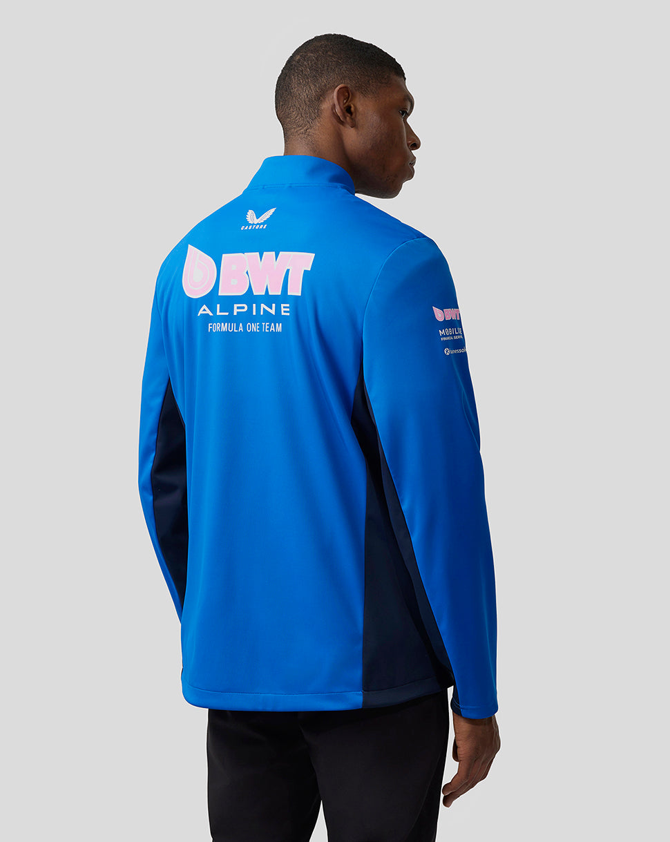 Bwt Alpine Formula One Team’s Official Unisex Soft Shell Jacket - Lapis Blue - Lapis Blue