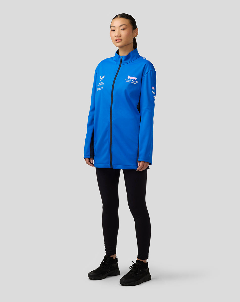 Bwt Alpine Formula One Team’s Official Unisex Soft Shell Jacket - Lapis Blue - Lapis Blue
