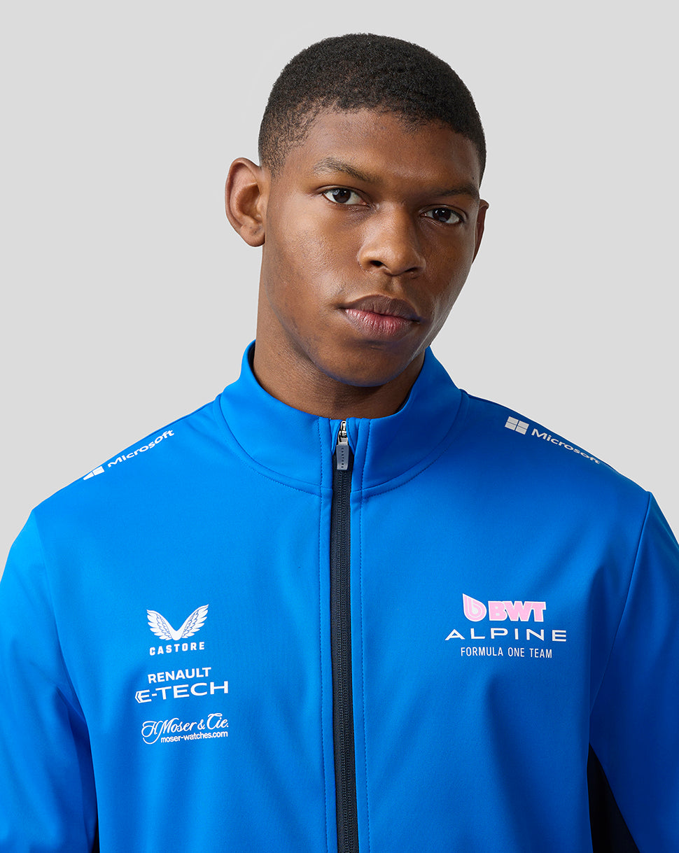 Bwt Alpine Formula One Team’s Official Unisex Soft Shell Jacket - Lapis Blue - Lapis Blue