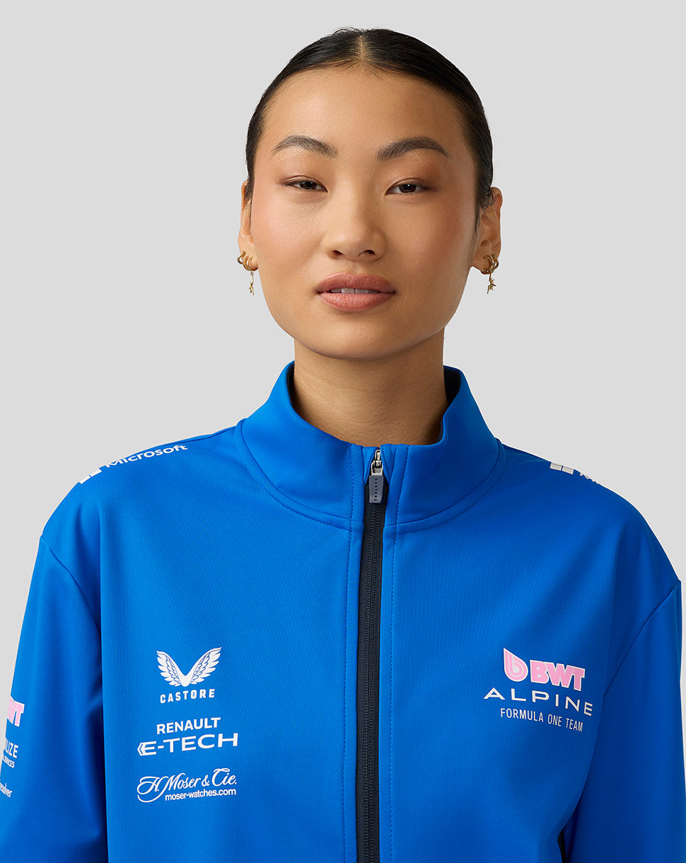 Bwt Alpine Formula One Team’s Official Unisex Soft Shell Jacket - Lapis Blue - Lapis Blue