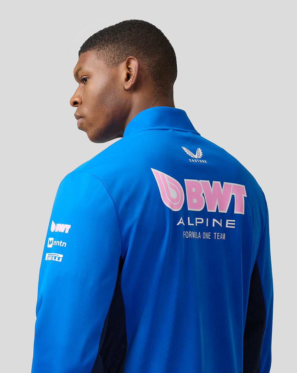 Bwt Alpine Formula One Team’s Official Unisex Soft Shell Jacket - Lapis Blue - Lapis Blue