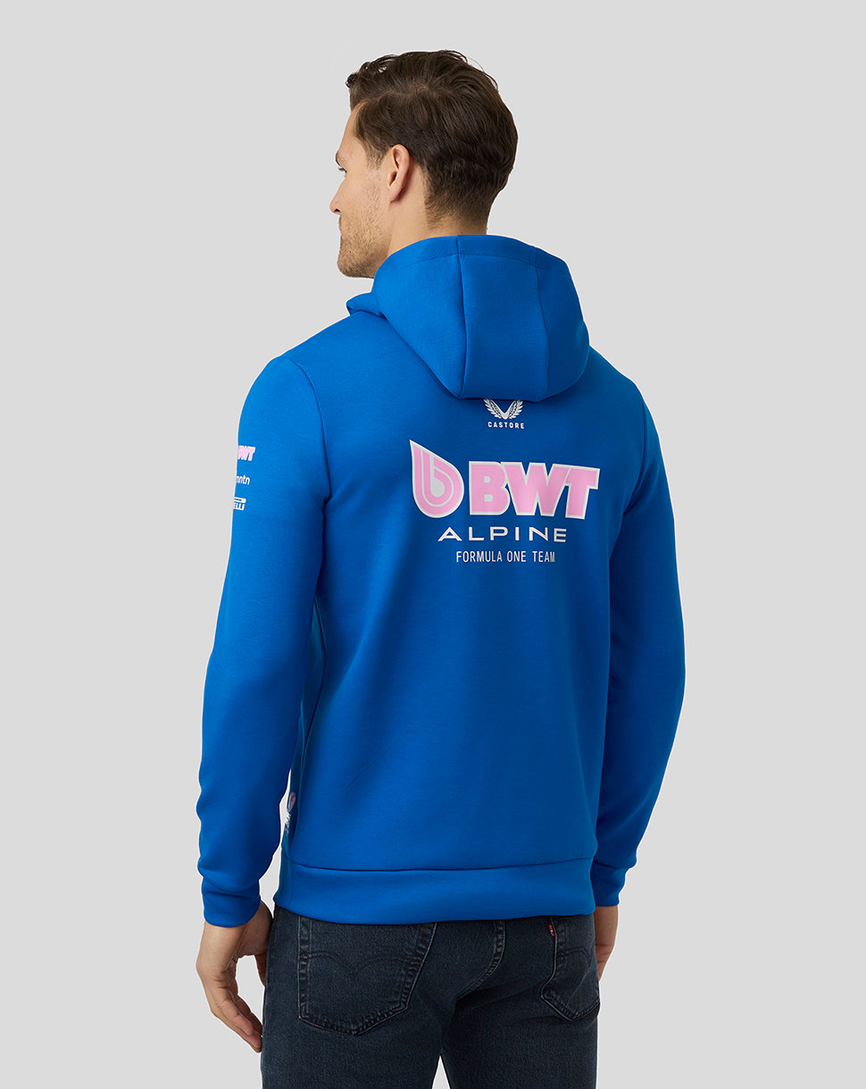 Bwt Alpine Formula One Team’S Official Unisex Full Zip Hoodie - Lapis Blue - Lapis Blue