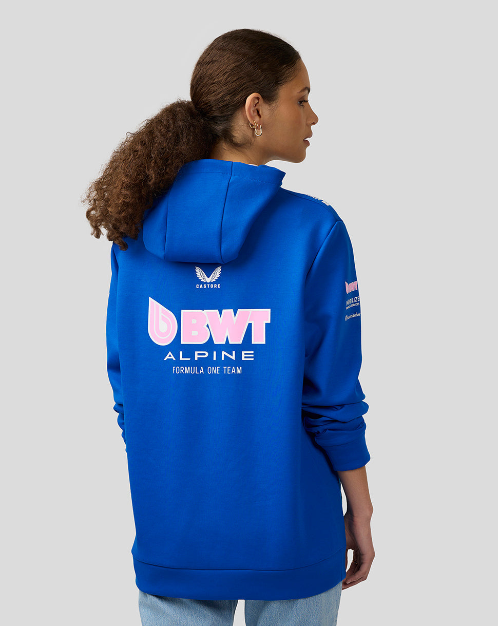 Bwt Alpine Formula One Team’S Official Unisex Full Zip Hoodie - Lapis Blue - Lapis Blue