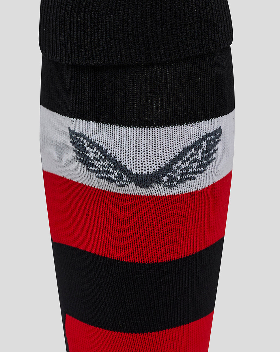 ULSter Unisex 24/25 Home Socks - Caviar/Red