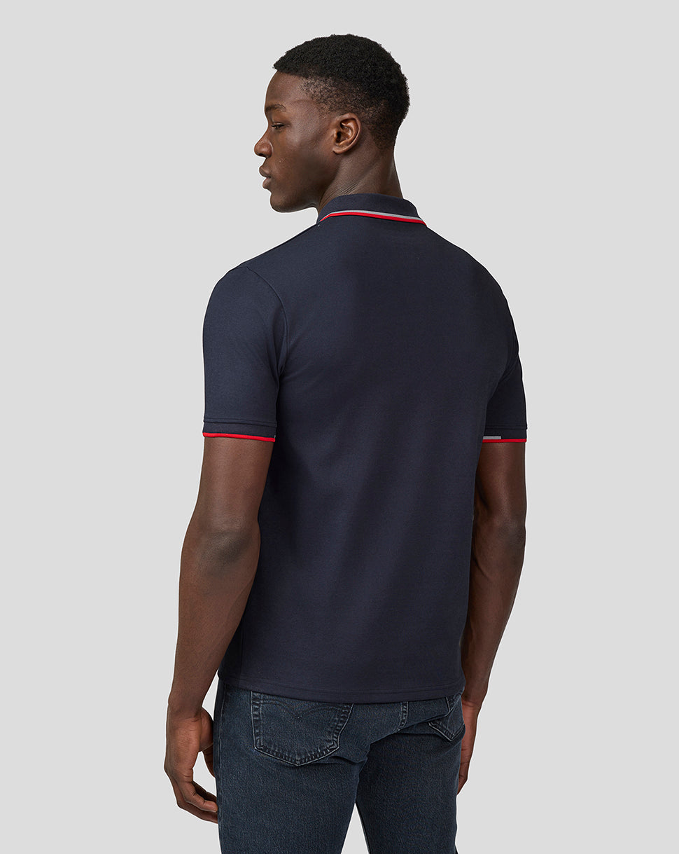 Oracle Red Bull Racing Unisex Core Polo Shirt With Full Colour Logo - Night Sky - Night Sky