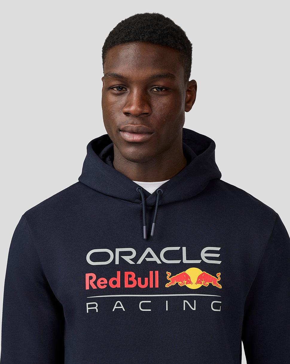 Oracle Red Bull Racing Unisex Large Front Logo Hoodie - Night Sky - Night Sky