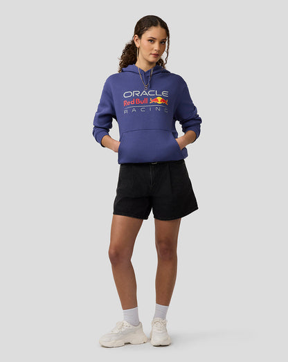 Oracle Red Bull Racing Unisex Large Front Logo Hoodie - Skipper Blue