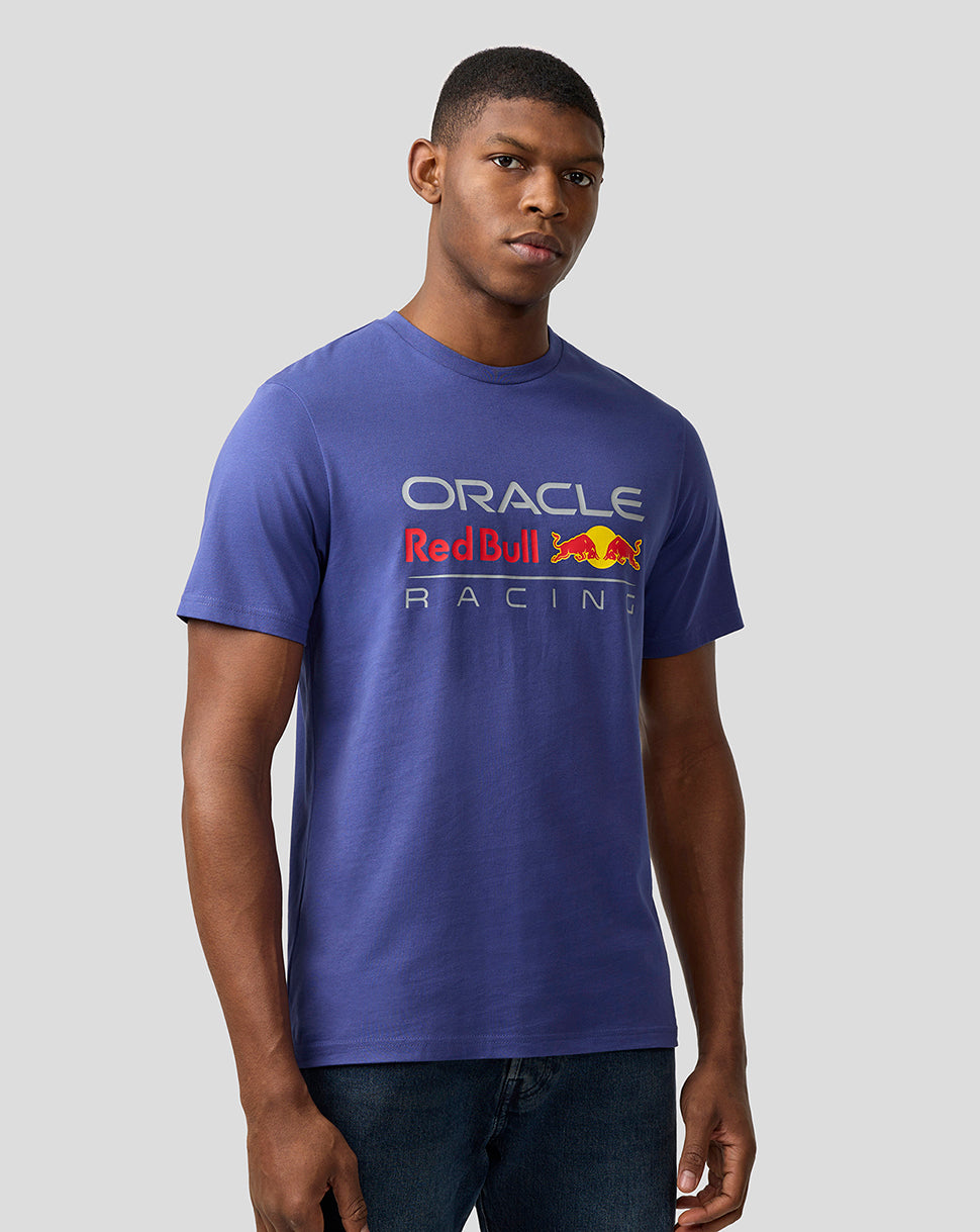 Oracle Red Bull Racing Unisex Large Front Logo T-Shirt - Skipper Blue - Skipper Blue
