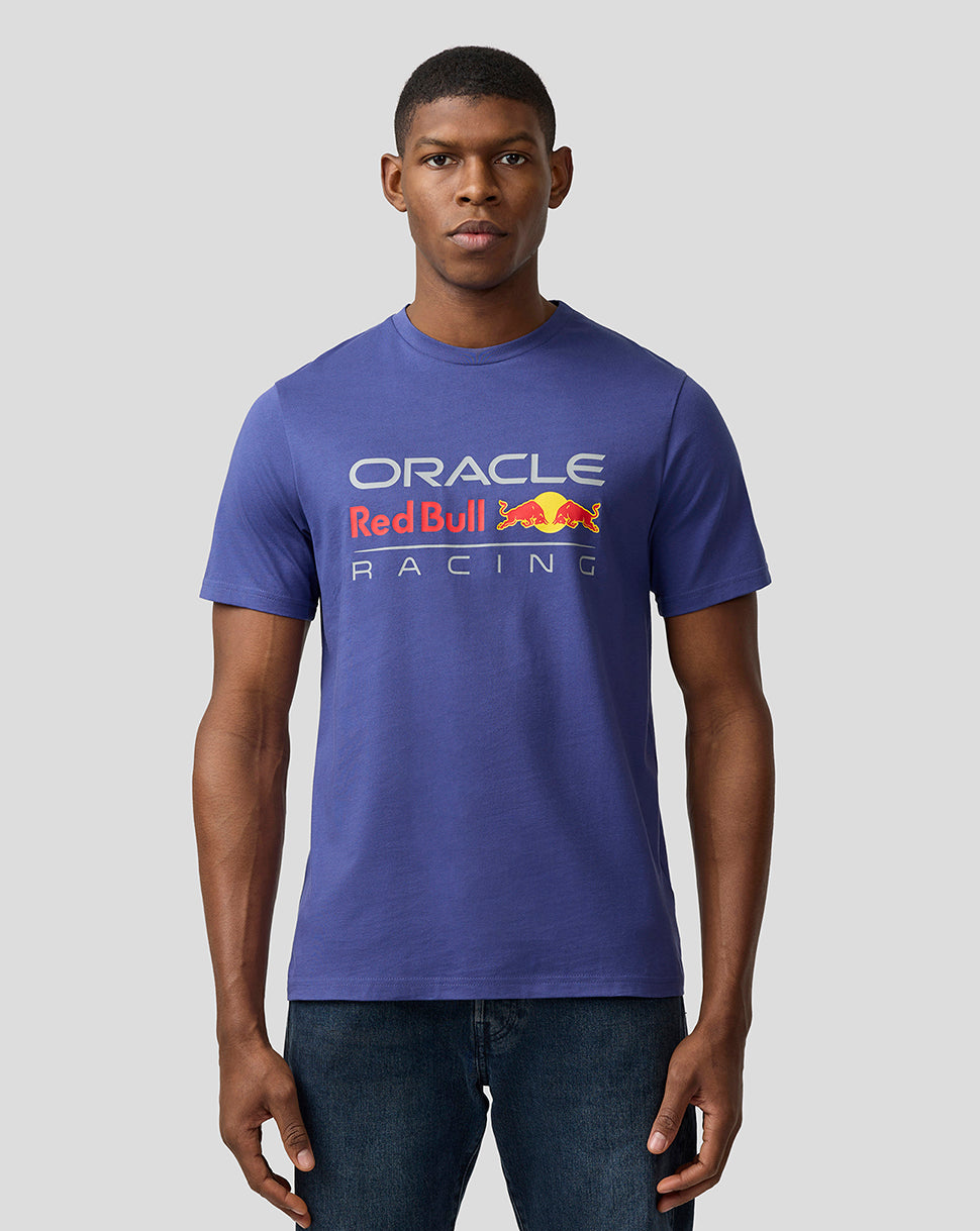 Oracle Red Bull Racing Unisex Large Front Logo T-Shirt - Skipper Blue - Skipper Blue