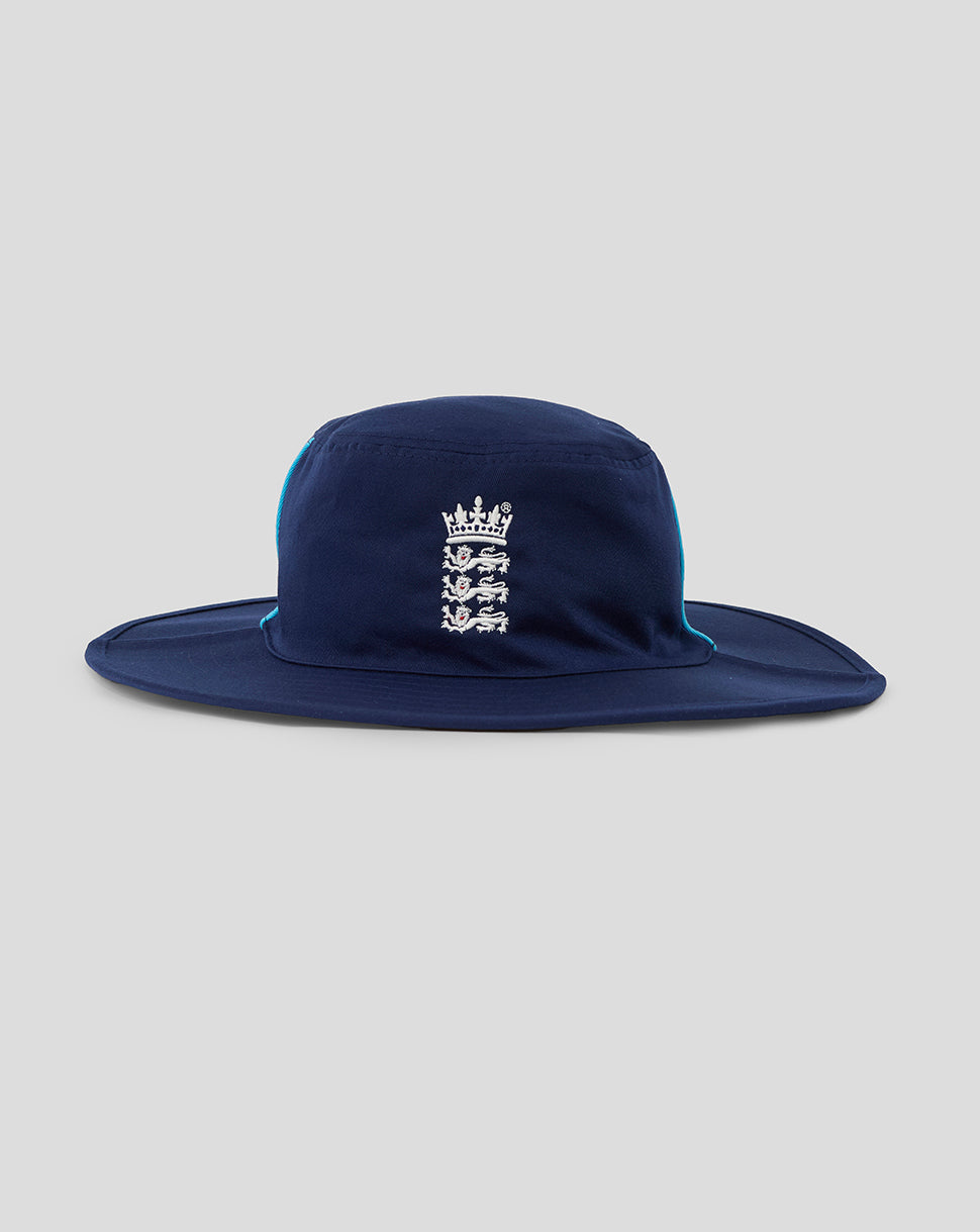 England Cricket Odi Reversible Wide Brim Hat 25/26 - Ocean Cavern/Swim Cap