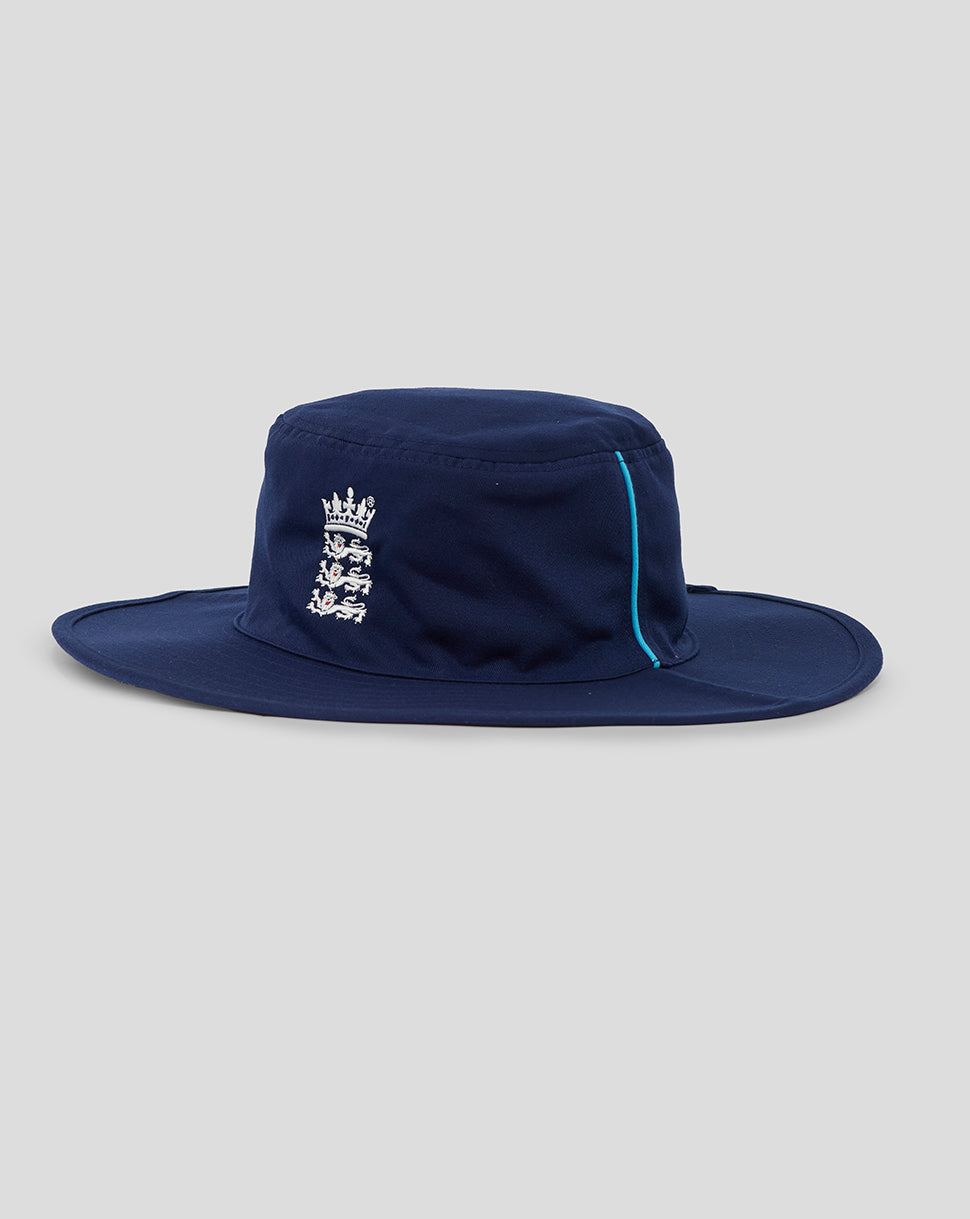 England Cricket Odi Reversible Wide Brim Hat 25/26 - Ocean Cavern/Swim Cap