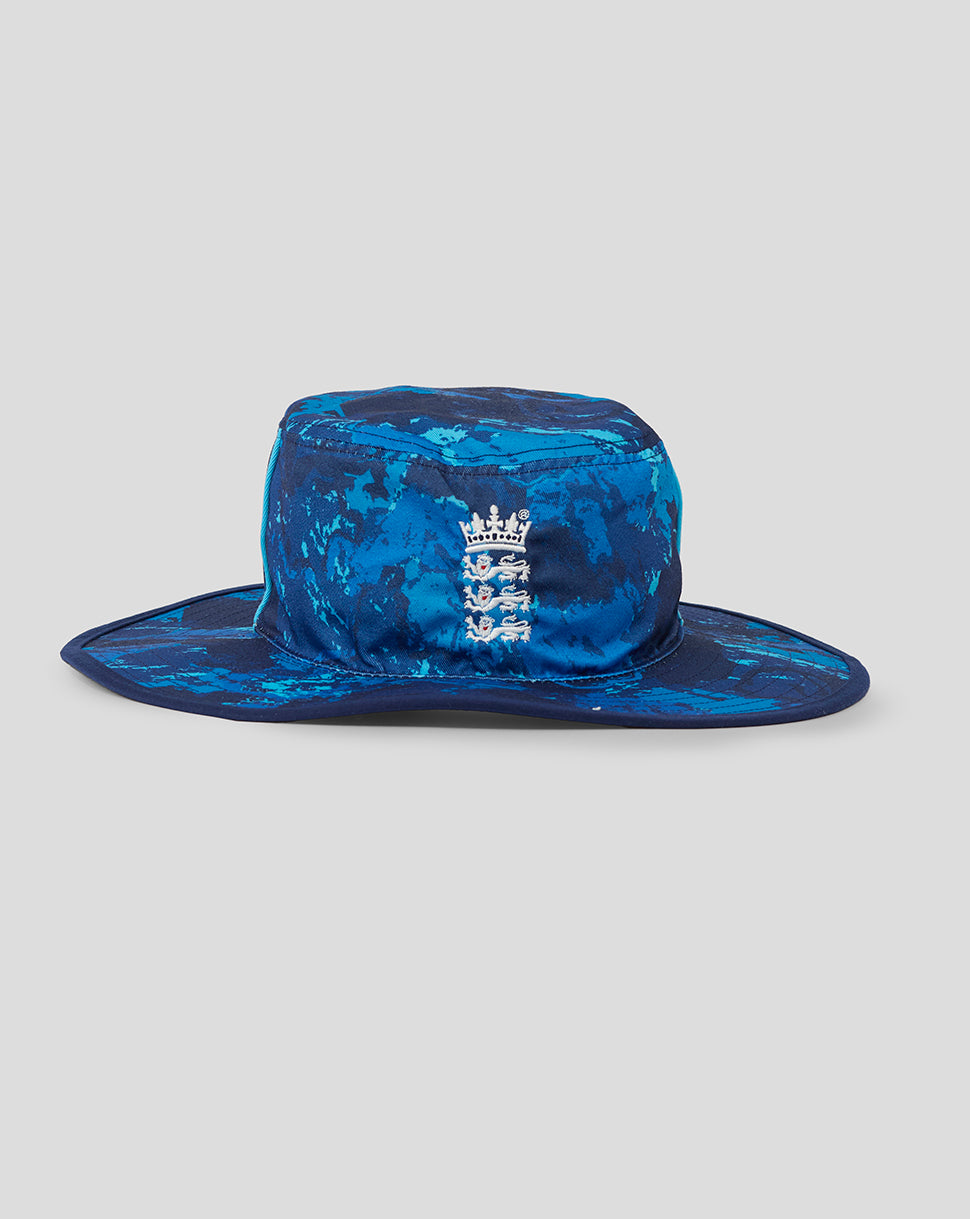 England Cricket Odi Reversible Wide Brim Hat 25/26 - Ocean Cavern/Swim Cap