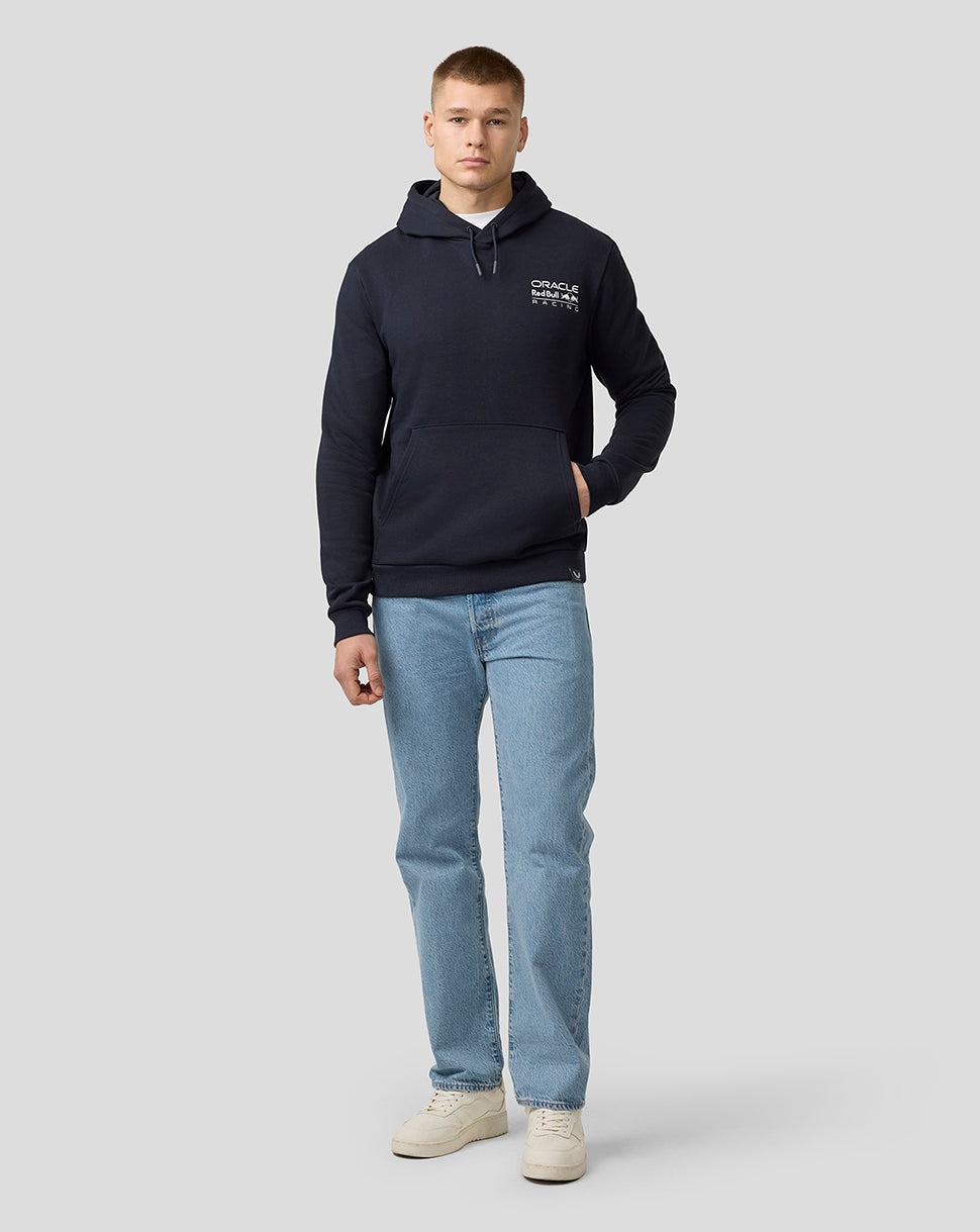 Oracle Red Bull Racing Unisex Max Verstappen Crest Pullover Hoodie - Night Sky - Night Sky