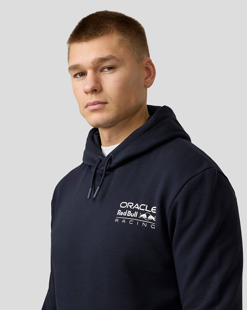 Oracle Red Bull Racing Unisex Max Verstappen Crest Pullover Hoodie - Night Sky - Night Sky