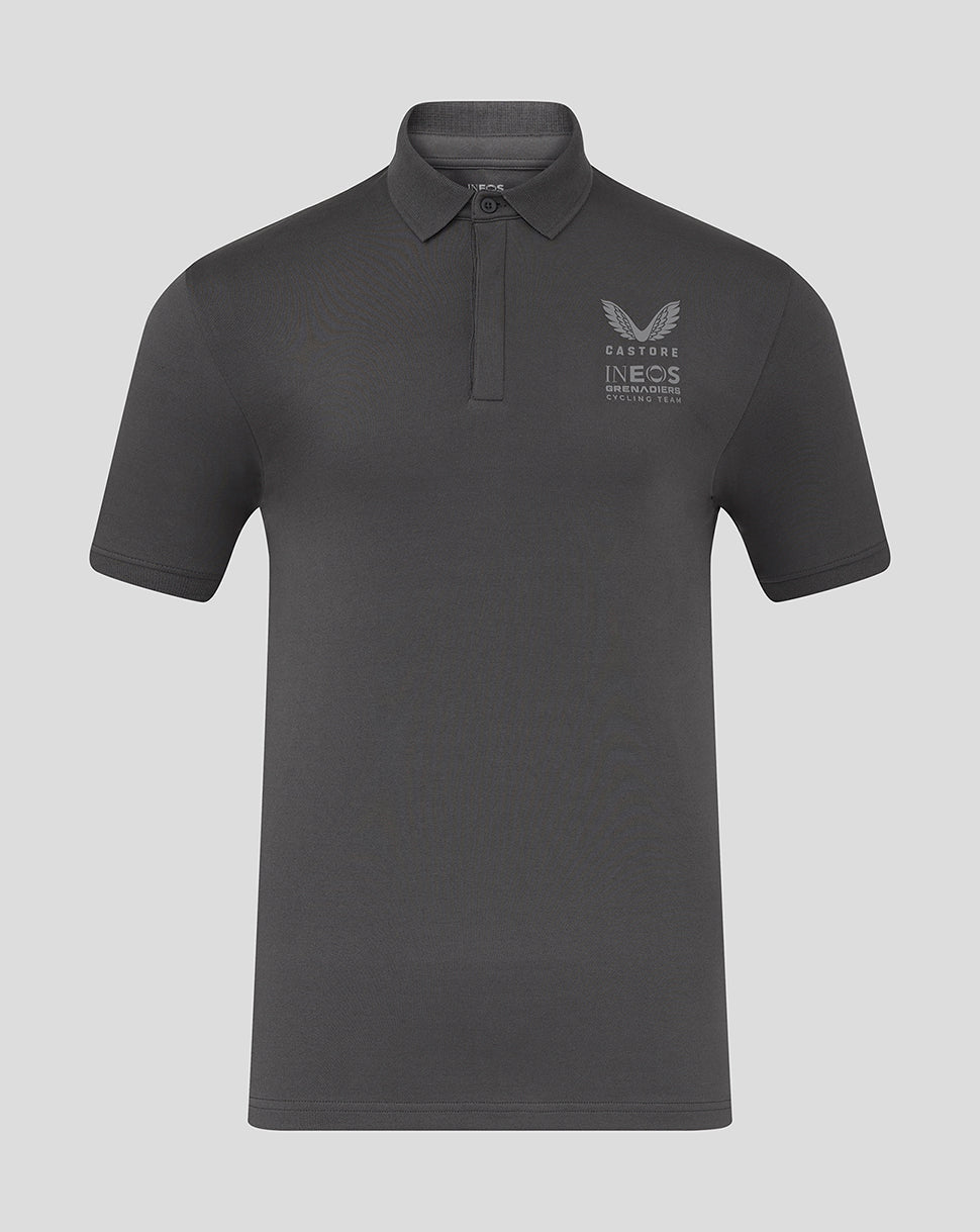 Ineos Grenadiers 2025 Unisex Dual Brand Short Sleeve Polo Shirt - Grey
