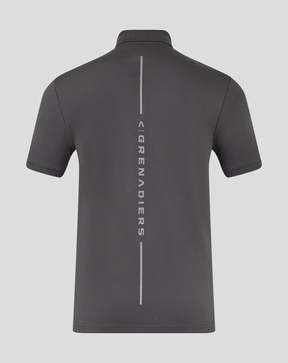 Ineos Grenadiers 2025 Unisex Dual Brand Short Sleeve Polo Shirt - Grey