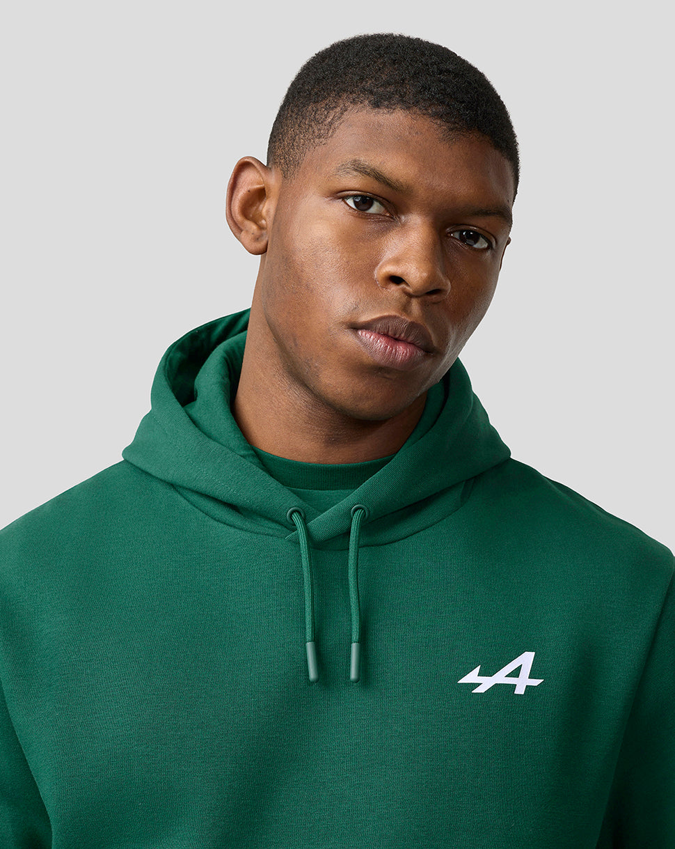 Alpine Unisex Graphic Hoodie - Botanical Green - Botanical Green