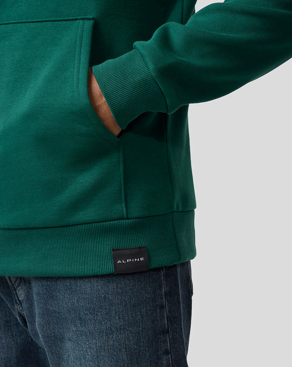 Alpine Unisex Graphic Hoodie - Botanical Green - Botanical Green