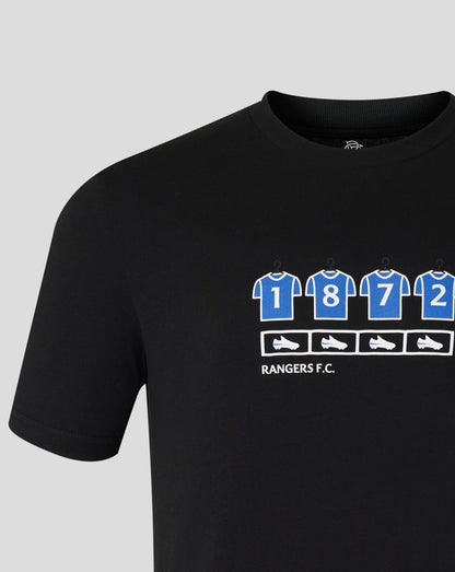 Rangers Unisex 25/26 Changing Room Tee - Caviar