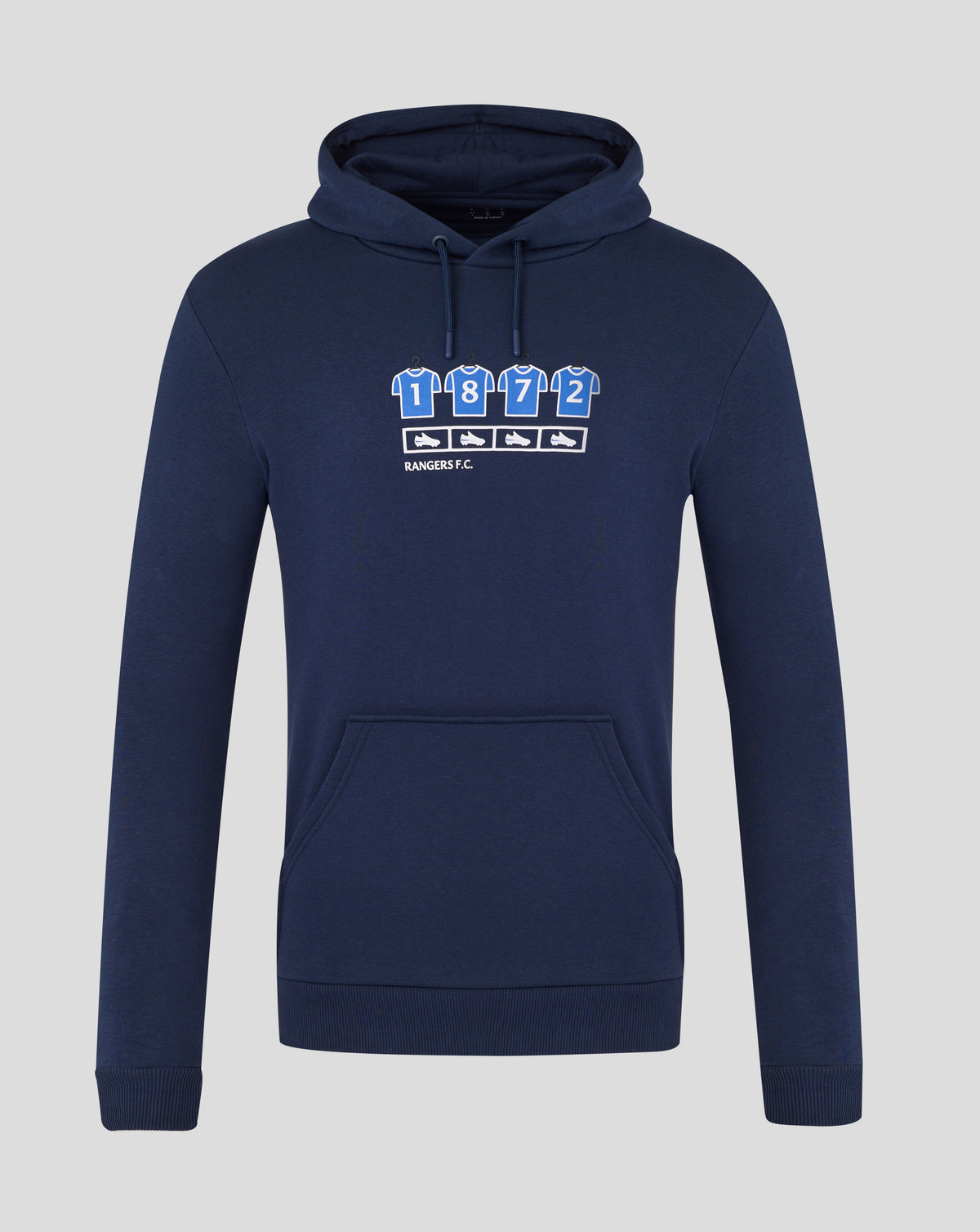 Rangers Unisex 25/26 Changing Room Hoodie - Black Iris - Black Iris