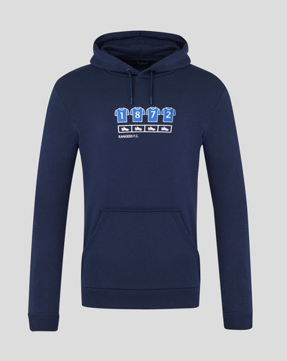Rangers Unisex 25/26 Changing Room Hoodie - Black Iris