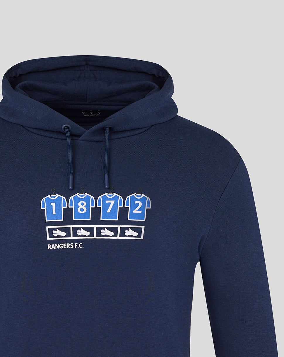 Rangers Unisex 25/26 Changing Room Hoodie - Black Iris
