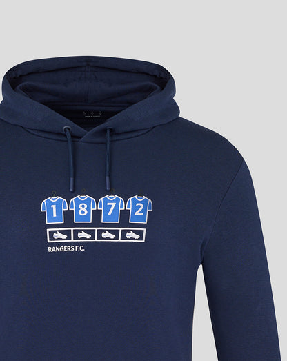 Rangers Unisex 25/26 Changing Room Hoodie - Black Iris