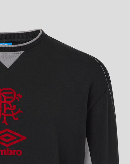 Rangers Adults 25/26 Travel Crew Sweat - Caviar