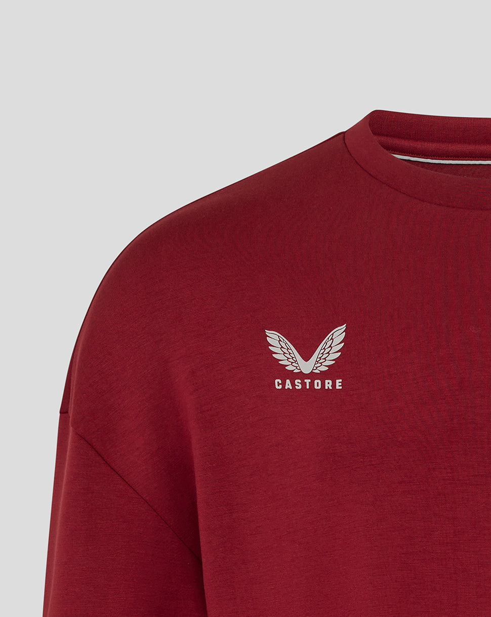 Athletic Club Crew Herren 25/26 Travel Sweatshirt - Biking Red