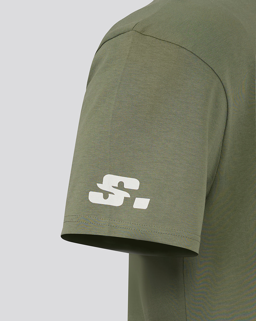BWT Alpine Formula 1 Team Silverstone Oversized T-Shirt - Green - Deep Lichen Green