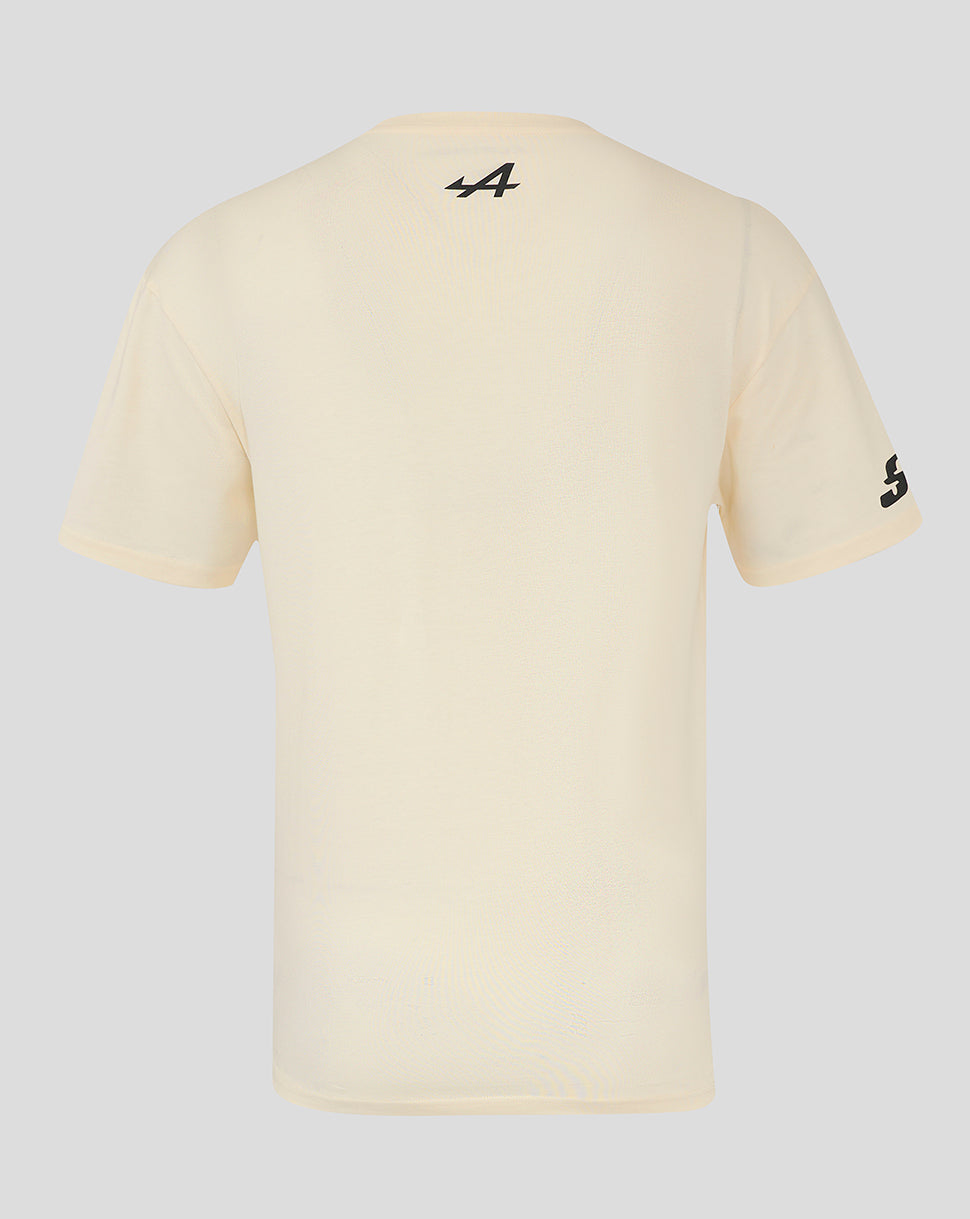 BWT Alpine Formula 1 Team Silverstone Oversized Unisex T-Shirt - Egret - Egret