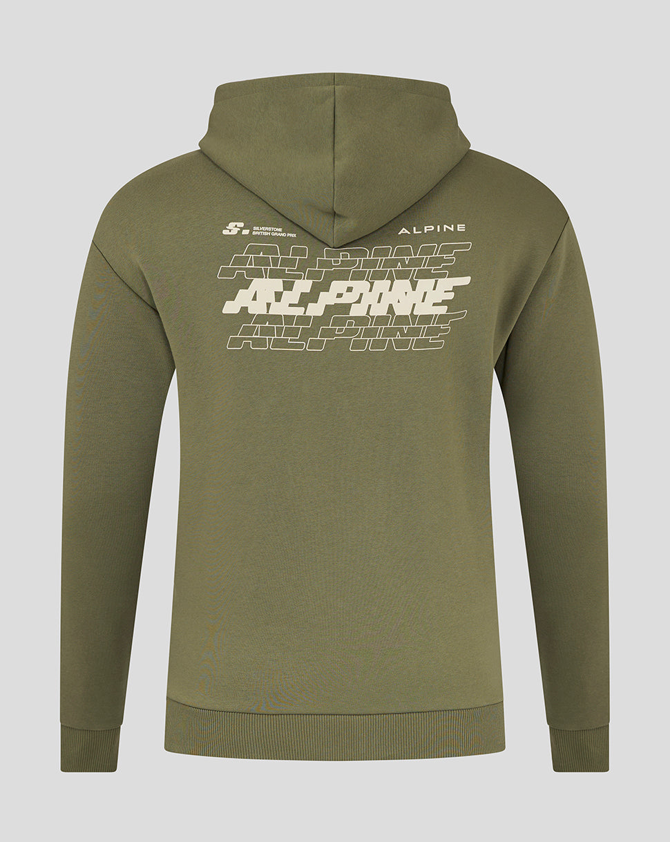 Alpine Formula 1 Team Silverstone Oversized Unisex Hoodie - Green - Deep Lichen Green