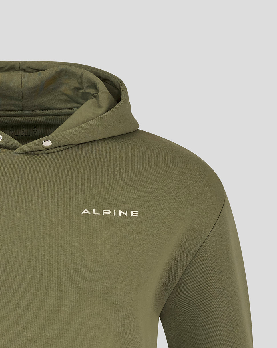 Alpine Formula 1 Team Silverstone Oversized Unisex Hoodie - Green - Deep Lichen Green