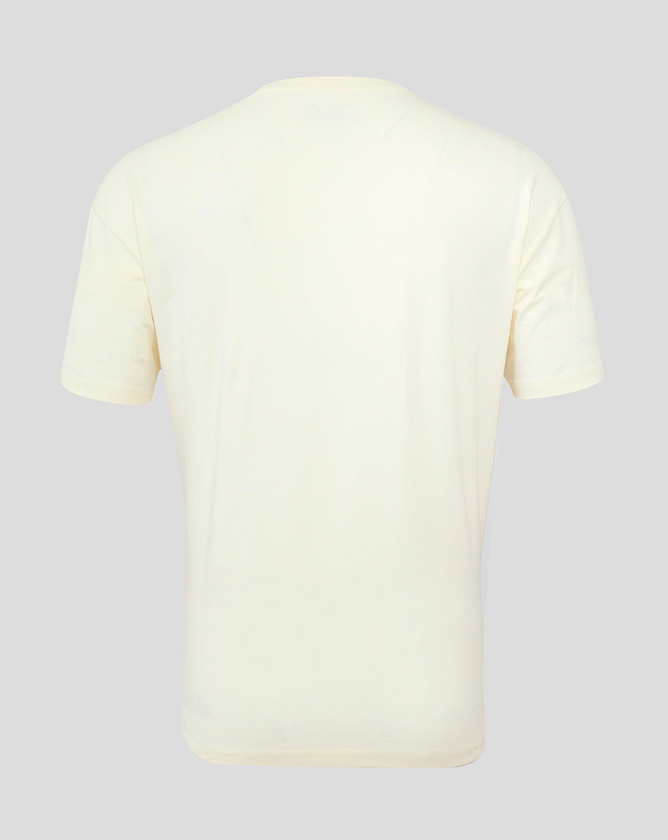 Oracle Red Bull Racing Unisex Heritage Script T-Shirt - Egret - Egret