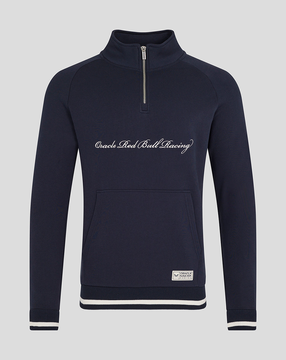 Red Bull Rx Script Oracle Red Bull Racing Unisex Script Quarter Zip - Night Sky – Castore