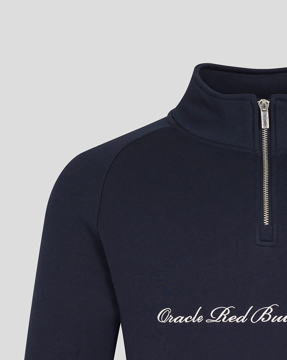 Oracle Red Bull Racing Unisex Script Quarter Zip - Night Sky - Night Sky