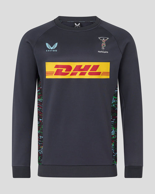 Harlequins Men's 25/26 Training Sweatshirt - Ebony