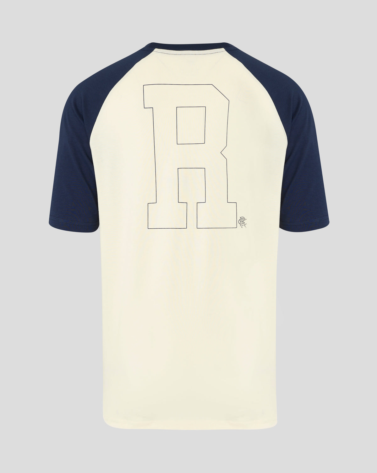 Rangers Unisex 25/26 Contemporary Raglan Tee - Black - Egret/Black Iris
