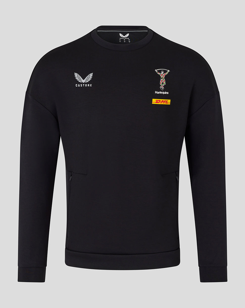 Harlequins Unisex 25/26 Travel Crew Sweatshirt