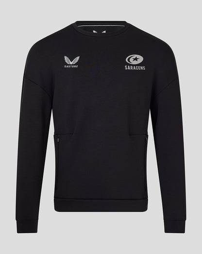 Saracens Unisex 25/26 Travel Crew Sweatshirt
