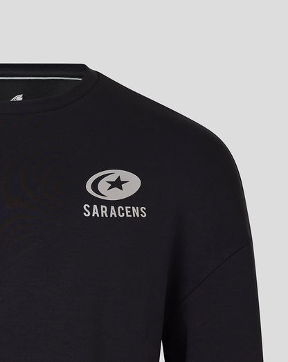 Saracens Unisex 25/26 Travel Crew Sweatshirt